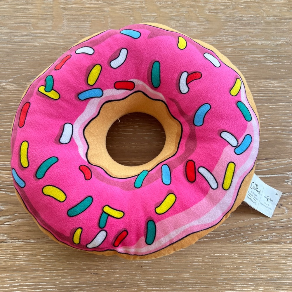 🩷🍩 NEW THE SIMPSONS PINK W/SPRINKLES DONUT🩷🍩